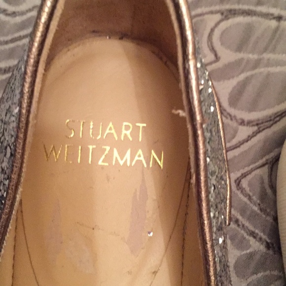 SOLD Stuart Weitzman Glitter Sneakers NWT - Picture 5 of 5